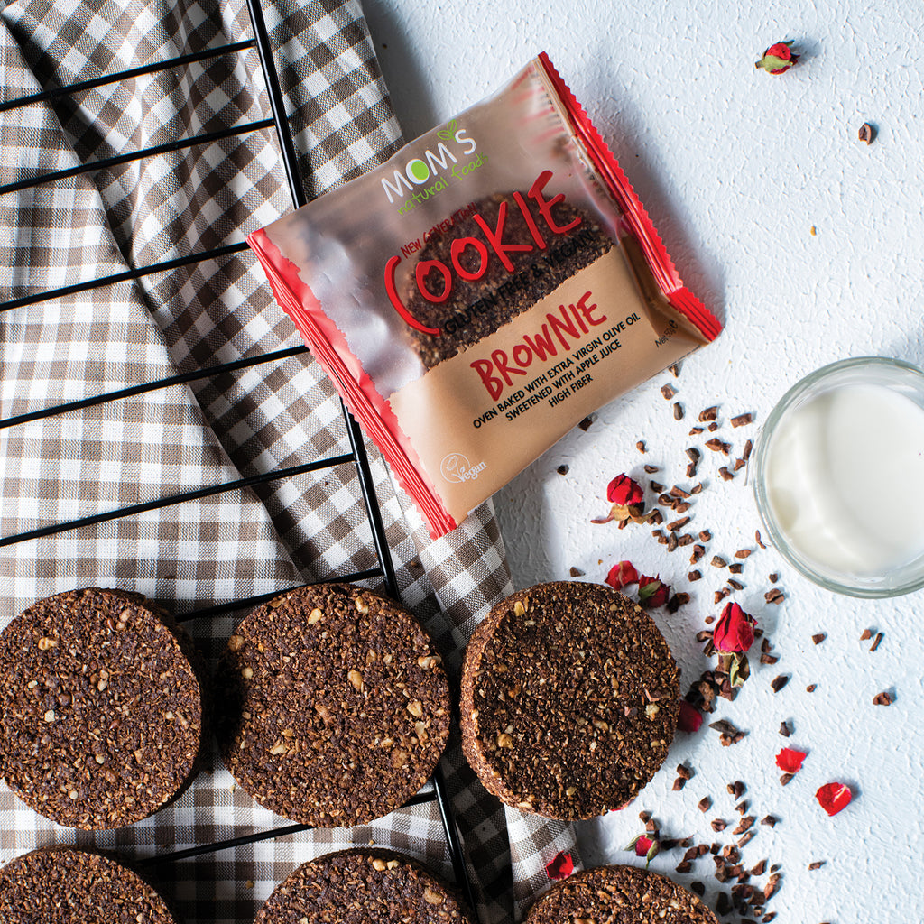 Whole Grain Gluten-free Vegan Healthy Snack Cookie 50 gram (Brownie)