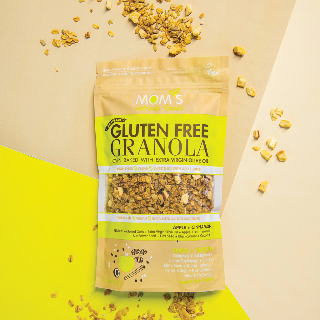 Whole Grain Gluten-free Vegan Apple-Cinnamon Granola 300 gram