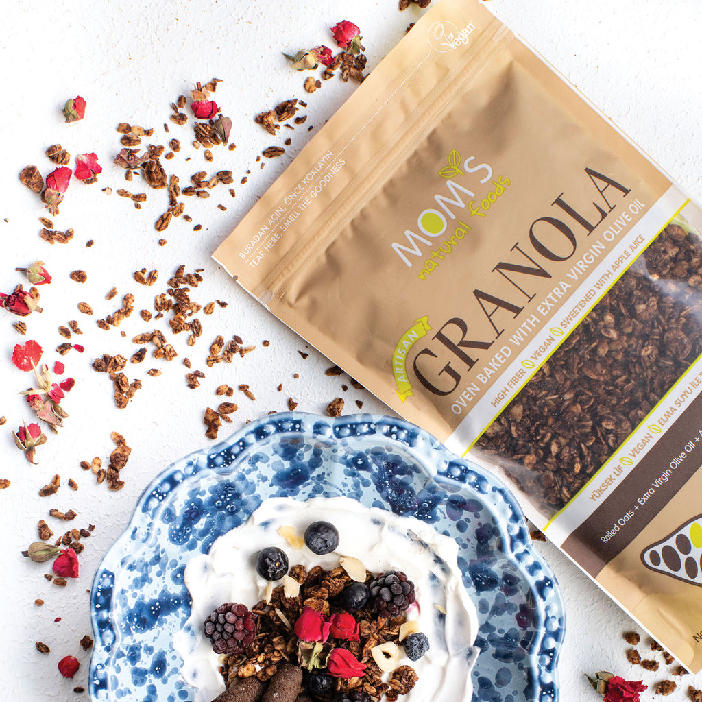 Whole Grain High Fiber Vegan Granola 360 gram 12.69 ounces (Cocoa-Hazelnut)