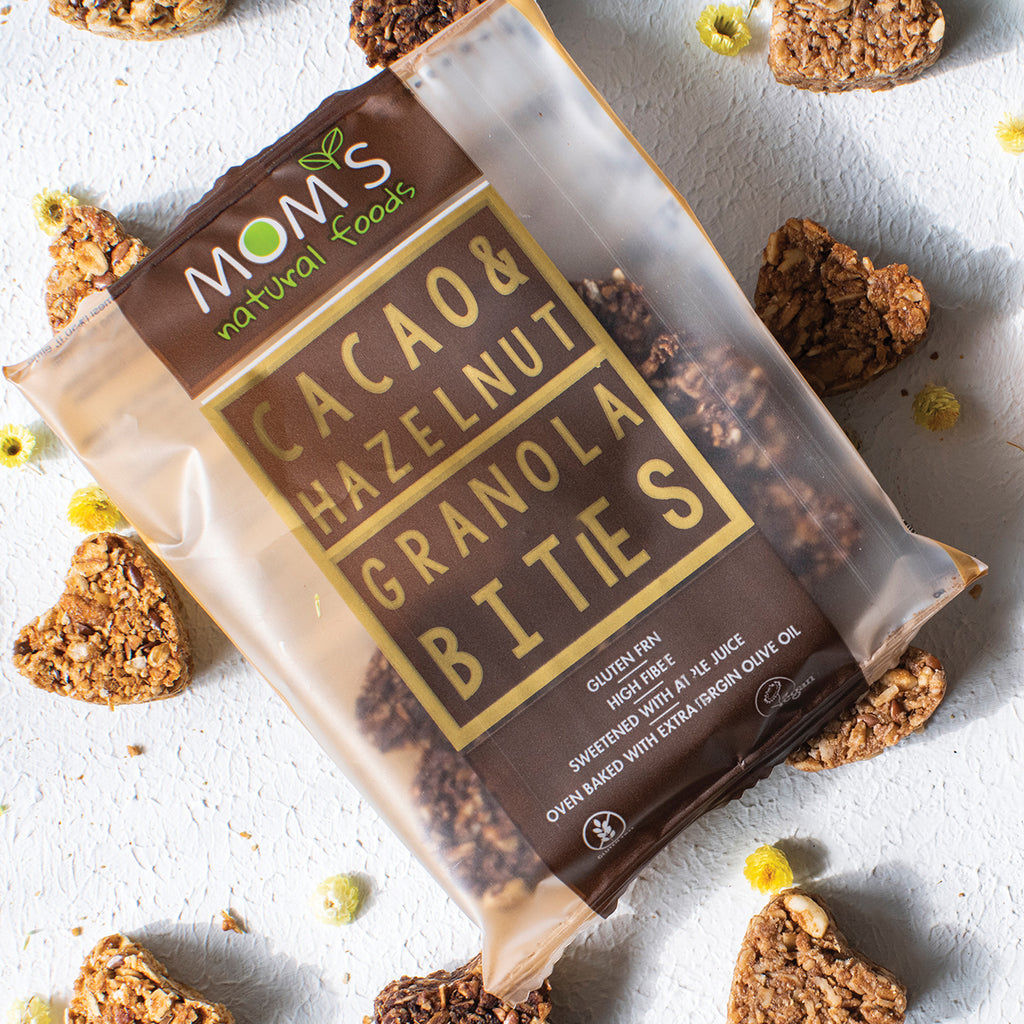 Whole Grain Gluten-free Vegan Granola Bites Snack 38 gram (Cocoa - Hazelnut)