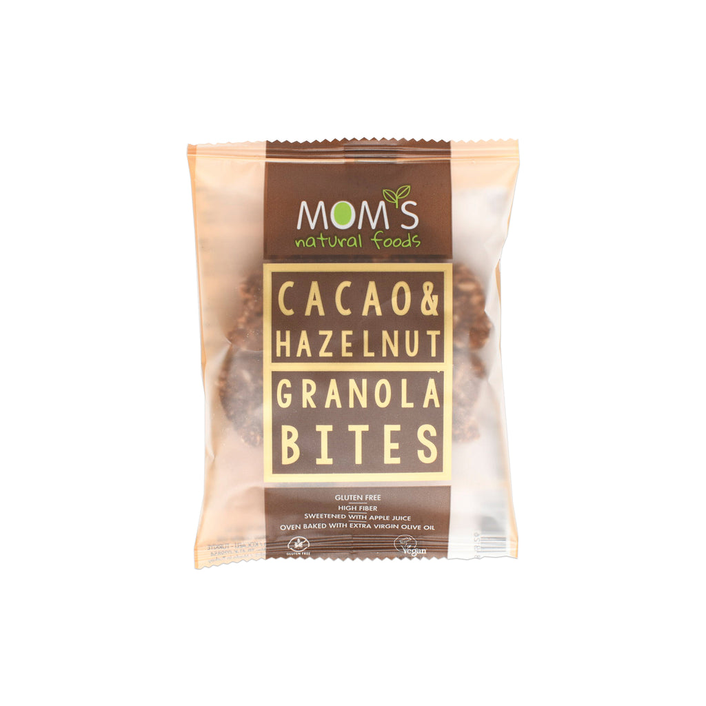 Whole Grain Gluten-free Vegan Granola Bites Snack 38 gram (Cocoa - Hazelnut)