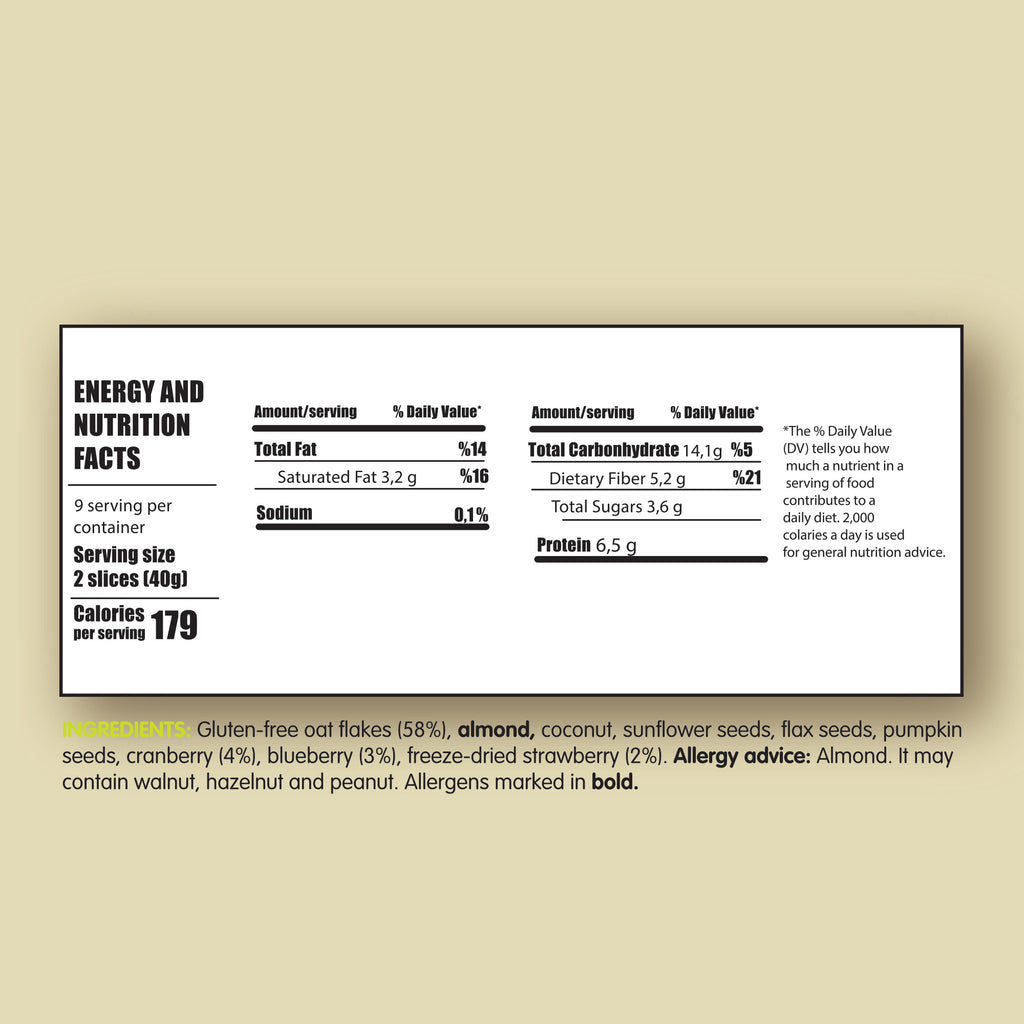 Whole Grain Gluten-Free Vegan Muesli 300 gram